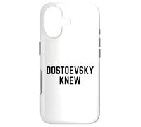 Carcasa para iPhone 17 Dostoevsky Knew Leer Literatura Rusa Filosofía Novelas