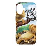 Carcasa para iPhone 17 Dragón Barbudo: Tengo un Problema de dragón Reptiles sarcásticos