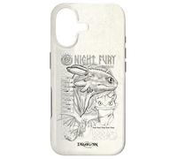 Carcasa para iPhone 17 DreamWorks Dragons Night Fury Sketch Toothless