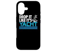 Carcasa para iPhone 17 Drop It Like It's Yacht Funny Yacht Boating Ship Cruise Sea