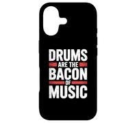 Carcasa para iPhone 17 Drums Are The Bacon of Music
