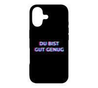 Carcasa para iPhone 17 Du BIST Gut Genug You Are Good Enough Meme Quote