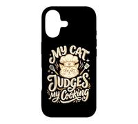 Carcasa para iPhone 17 Dueño de Gato Mi Gato jueces cocinando Amante de los Gatos Chef