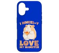 Carcasa para iPhone 17 Dueño Divertido de roedores con Texto en inglés I Wheel-y Love My Hamster