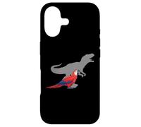 Carcasa para iPhone 17 Eclectus Parrot con T Rex Shadow Bird Lovers