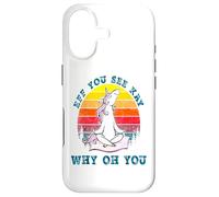 Carcasa para iPhone 17 EFF You See Kay Why Oh You Funny Retro Unicorn Yoga