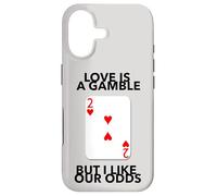 Carcasa para iPhone 17 El Amor es una Apuesta Pero me Gustan Nuestras probabilidades Aniversario Boda