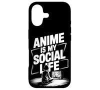 Carcasa para iPhone 17 El Anime es mi Vida Social, Divertido diseño de Cultura Otaku para fanáticos de Japón