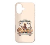 Carcasa para iPhone 17 El Cairo Egipto Bigfoot UFO Conspiración Humor
