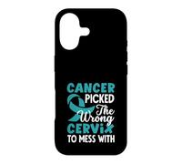 Carcasa para iPhone 17 El cáncer escogió el Cuello uterino Equivocado para ensuciar con una Cinta de Conciencia