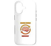 Carcasa para iPhone 17 El Cerebro Necesita reiniciarse Funny Mind Reload Humor