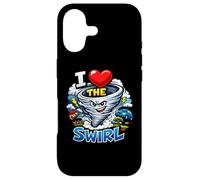 Carcasa para iPhone 17 El Divertido Cazador de tormentas I Heart The Swirl