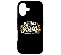 Carcasa para iPhone 17 Él es Resucitado Pascua Cristiano Vacío Tumba Resurrección Domingo