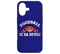 Carcasa para iPhone 17 El futbolín es el Diablo, Divertida Parodia del fútbol para fanáticos y viudas