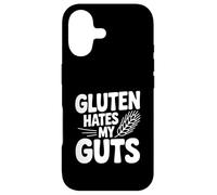 Carcasa para iPhone 17 El Gluten Odia mis entrañas