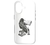 Carcasa para iPhone 17 El Libro del Cuervo y tintero y Pluma Pluma Edgar Allan PoE Meme