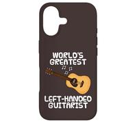 Carcasa para iPhone 17 El Mejor Guitarrista zurdo del Mundo, Guitarra acústica