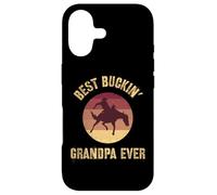 Carcasa para iPhone 17 El Mejor Western de Buckin' Grandpa Ever Rodeo Cowboy Bucking Horse