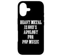Carcasa para iPhone 17 El Metal Pesado es disculpa de los Dioses por la Cabeza Divertida del Metal de la música del Pop