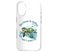 Carcasa para iPhone 17 El océano está Llamando y Debo IR Sea Turtle Beach Lover