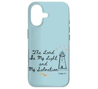 Carcasa para iPhone 17 El Señor Es Mi Luz Y Mi Salvación Salmo 27:1 Fe Bíblica