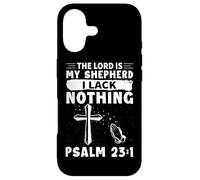 Carcasa para iPhone 17 El Señor es mi Pastor, no me Falta Nada - Salmo 23:1