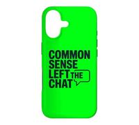 Carcasa para iPhone 17 El Sentido común Antisocial dejó el Chat Anti Gente estúpida