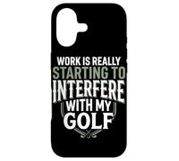 Carcasa para iPhone 17 El Trabajo Realmente está empezando a interferir con mi Golf Funny Golf