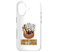 Carcasa para iPhone 17 Electricista Divertido Choco a la Gente para ganarse la Vida