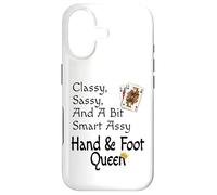Carcasa para iPhone 17 Elegante atrevida y un Poco Inteligente Assy Hand & Foot Queen Funny