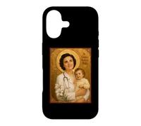 Carcasa para iPhone 17 Elegante Icono católico de Santa Gianna Beretta Molla