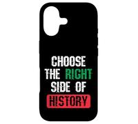 Carcasa para iPhone 17 Elija el Lado Correcto de la Historia Cita de Libertad patriótica