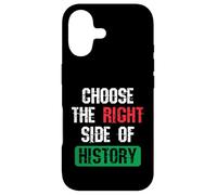 Carcasa para iPhone 17 Elija el Lado Correcto de la Historia Cita de Libertad patriótica