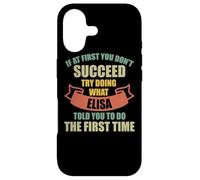 Carcasa para iPhone 17 Elisa Personalized Name Shirt Elisa First Name