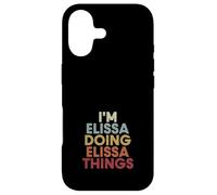 Carcasa para iPhone 17 Elissa Name Elissa Personalized Name First Given
