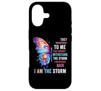 Carcasa para iPhone 17 Ella susurró: «Yo Soy la tormenta», una Paz inspiradora Africana