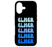 Carcasa para iPhone 17 Elmer Retro Name Stack Design