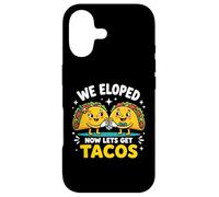Carcasa para iPhone 17 Eloped Now Let's Get Tacos Funny Foodie Wedding Eloper