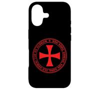 Carcasa para iPhone 17 Emblema de Cruz de Caballeros templarios | Christianity Black