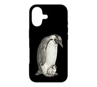 Carcasa para iPhone 17 Emperor Penguins and Chick Vintage Art