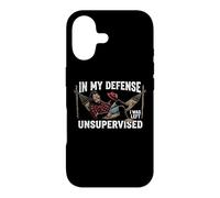 Carcasa para iPhone 17 En mi Defensa, me quedé sin supervisión Fun Bigfoot Sasquatch