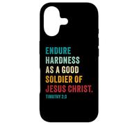 Carcasa para iPhone 17 Endure Hardness Good Soldier of Jesus Christ - 2 Timothy 2:3