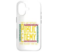 Carcasa para iPhone 17 Enemigo público | Lucha contra el Poder | Leyendas Vintage de 1990