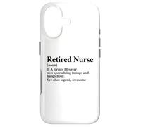 Carcasa para iPhone 17 Enfermera jubilada EST. 2025 Ex Salvavidas Ahora