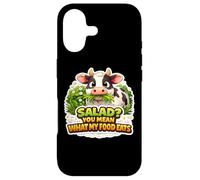Carcasa para iPhone 17 ¿Ensalada? Te refieres a lo Que Come mi Comida Funny Carnivore Diet Cow