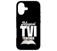 Carcasa para iPhone 17 Enseñanza del Equipo con Discapacidad Visual Trabajo Corazón Profesor TVI