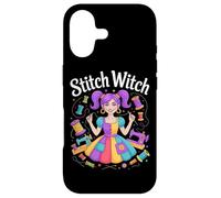 Carcasa para iPhone 17 Entusiasta Colorida de la Costura Stitch Witch