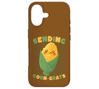 Carcasa para iPhone 17 Enviando Maíz Grats Cute Pun Kawaii Maíz
