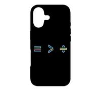 Carcasa para iPhone 17 Equality is Greater Than Division Math Symbol Social Justice