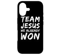 Carcasa para iPhone 17 Equipo Jesús Ya ganamos la Coincidencia de creyentes de fe Cristiana